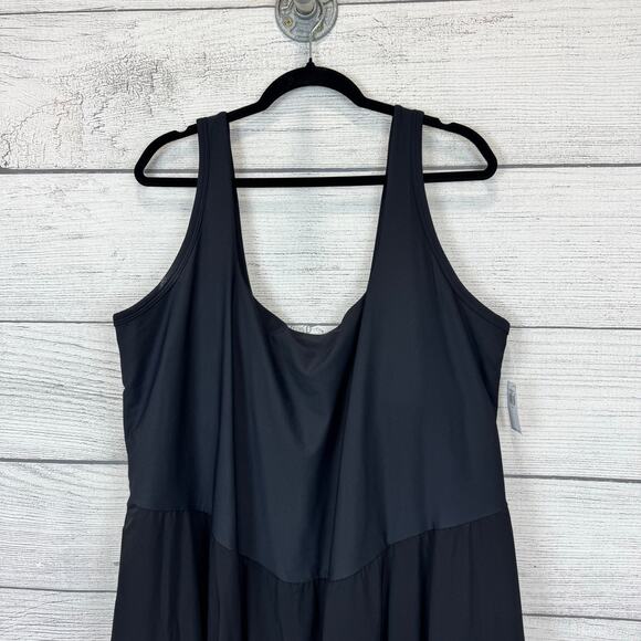 Old Navy Black Mini Dress with bubble skirt - Picture 2 of 6